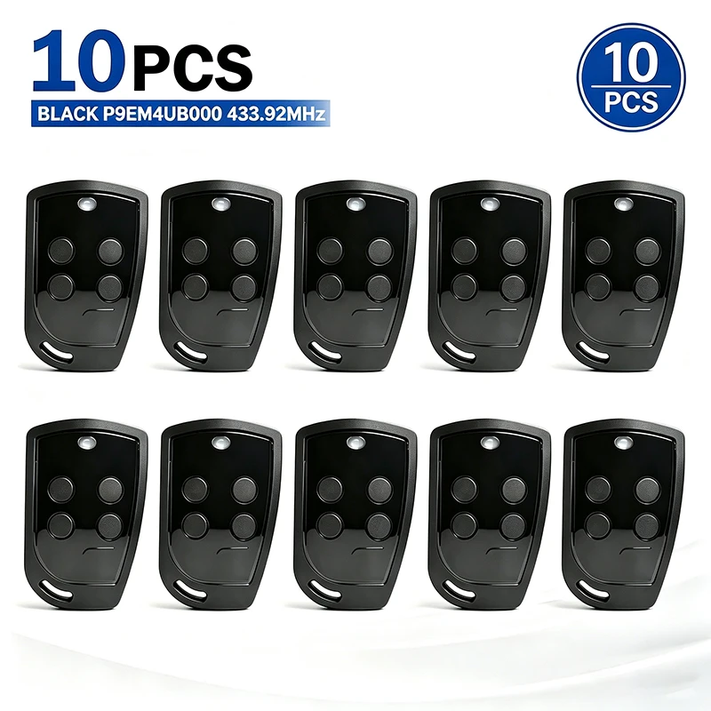 PUJOL Vario 4u Black Remote Control 433MHz Works With PUJOL VARIO PRO MERCURIO MOON COSMOS OCEAN Garage / Gate Remote Control