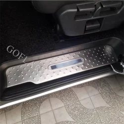 Car Accessories For Nissan Serena C27 2016-2019  LED Door Sill Scuff Plate Sills Protector Welcome Pedal Cover Moulding Sticker