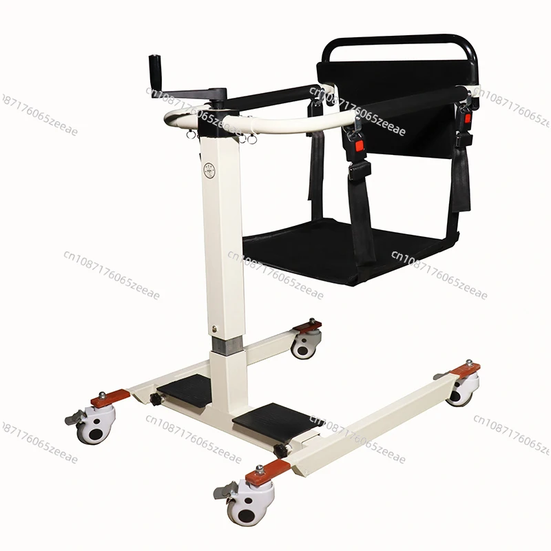 Manual Lift Shift Machine Bedridden Lifting Elderly Bed Wheelchair Transfer Lift Toilet Chair