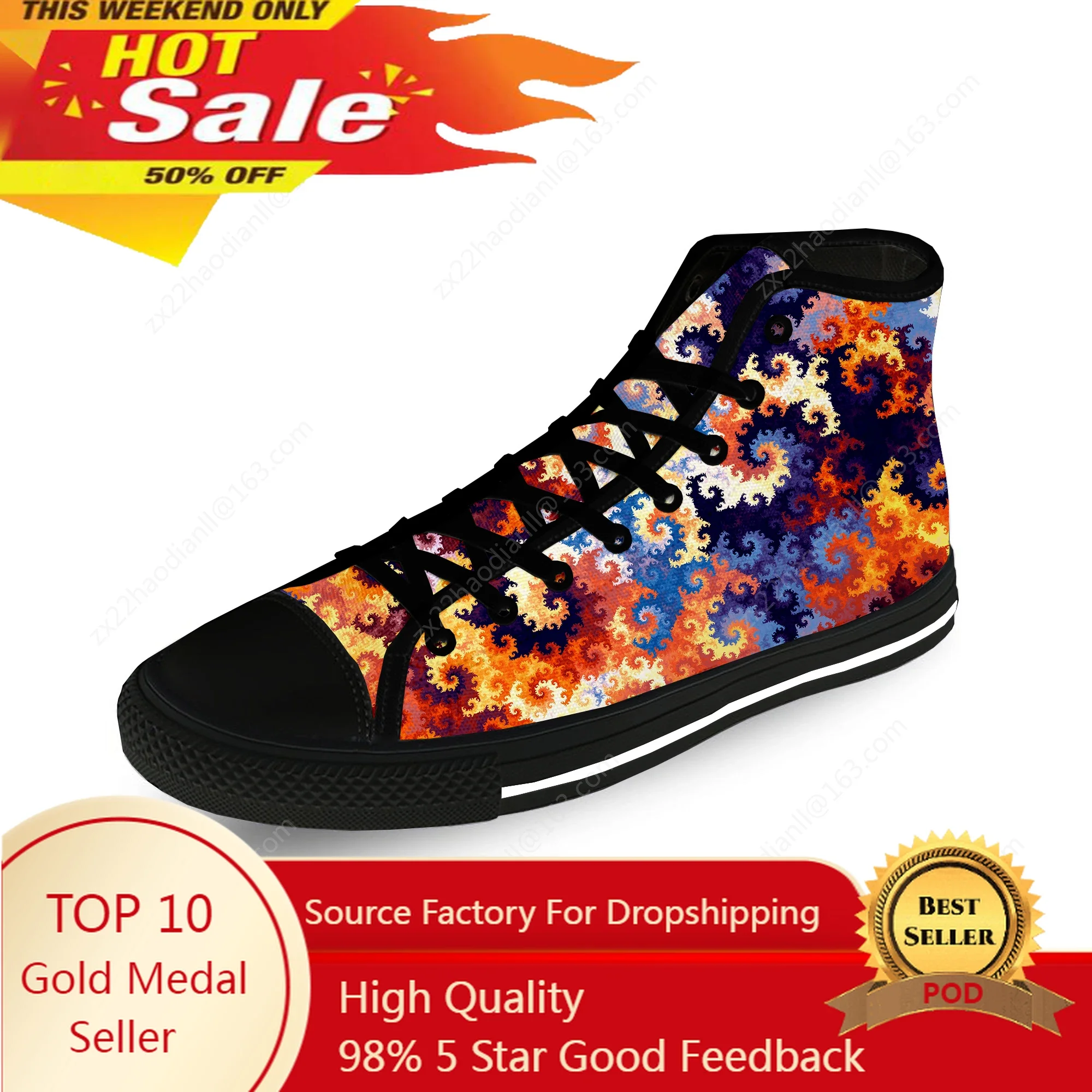 

All Over Print 3D Funny Cool Casual Cloth Fashion 3D Print High Top Canvas Shoes Men Women Lightweight Breathable Sneakers