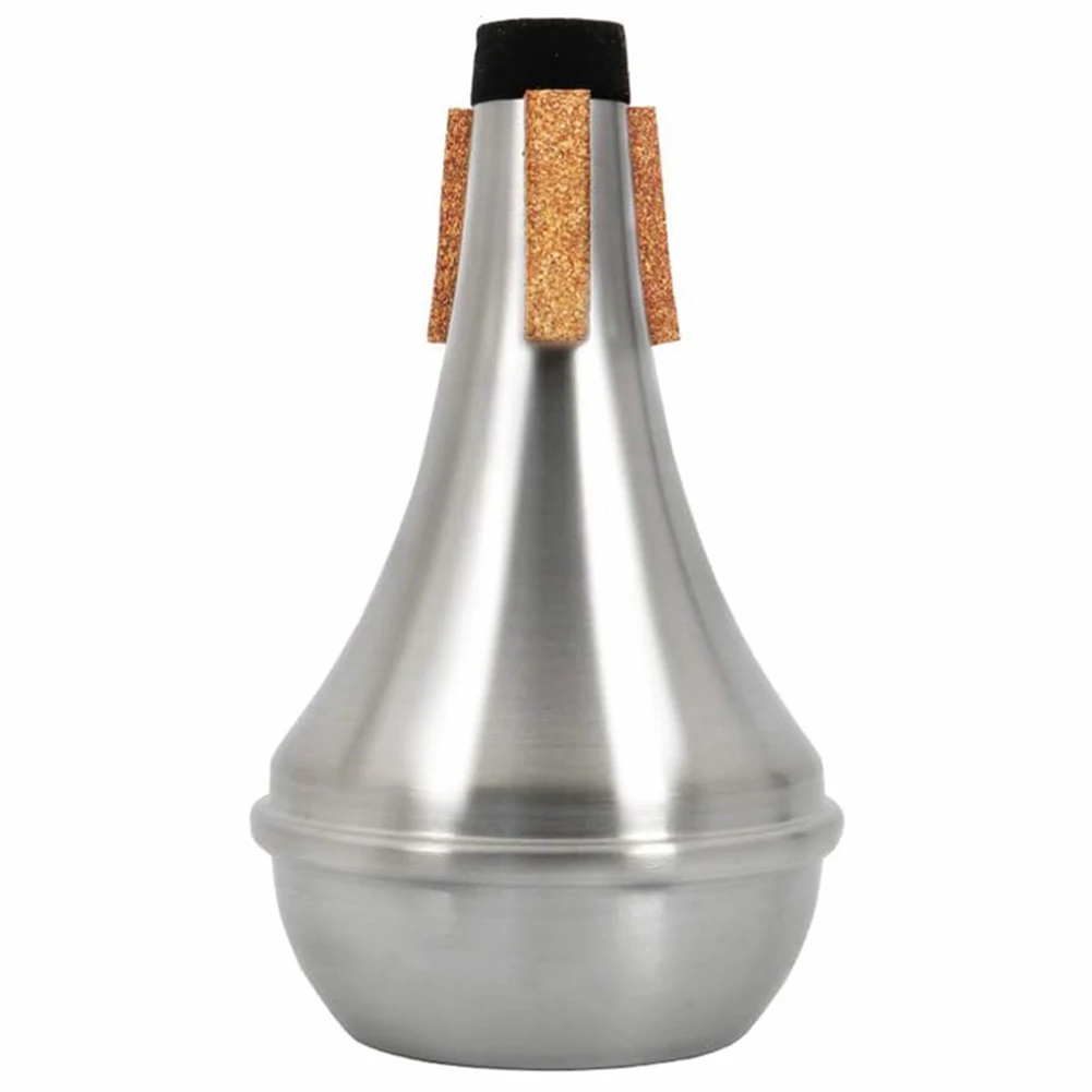 Trumpet Silencer with Cork Reduces Volume By 60-70Percent Straight Practice Mute Lightweight Trumpet Mute for Jazz and Classic