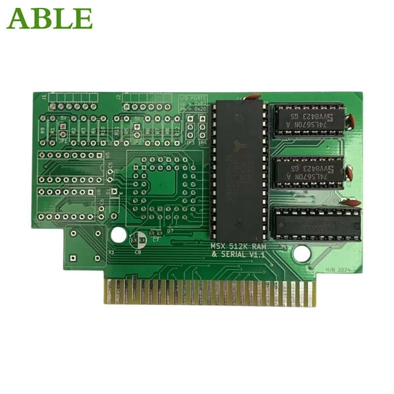 

MSX RAM memory expansion card 512K capacity is suitable for retro computer MSX low memory machine to expand memory,plug and play