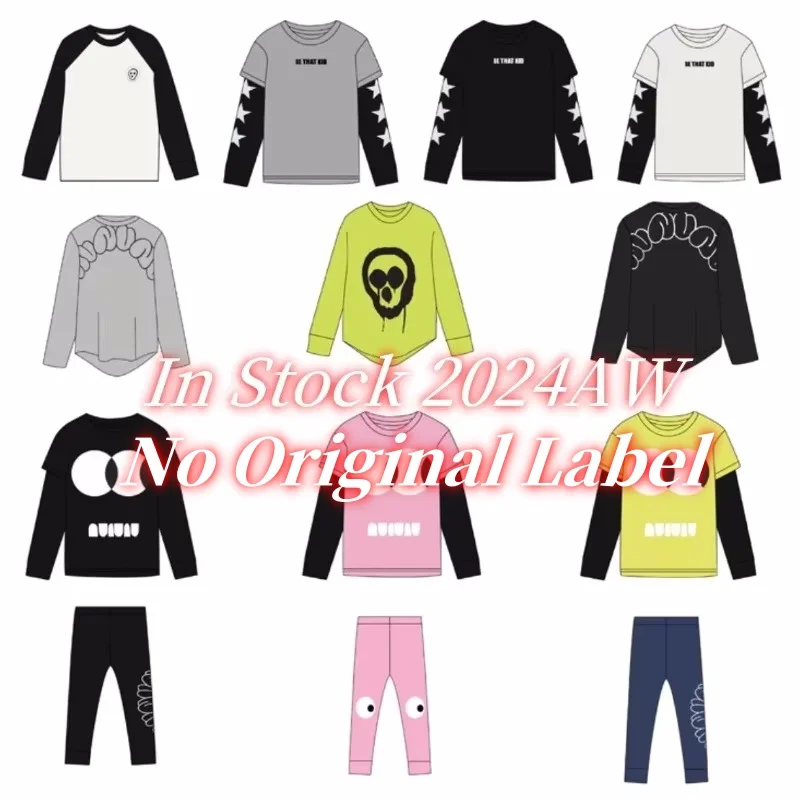 

In Stock! 24 Autumn/winter New Kids Two-piece Long Sleeved T-shirt Base Shirt Leggings Set Boys and Girls Autumn Clothes