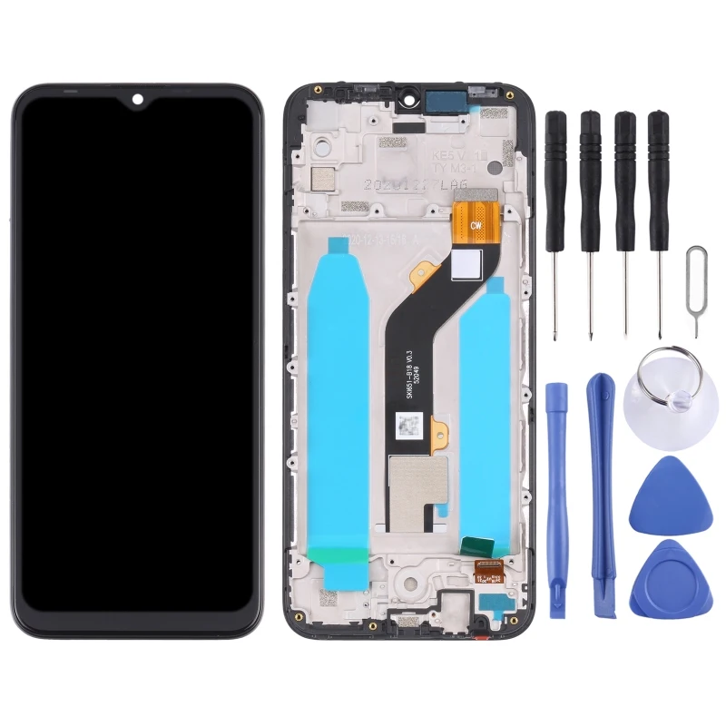 LCD Screen For Tecno Spark Go 2020 / Spark 6 Go KE5J Digitizer Full Assembly with Frame