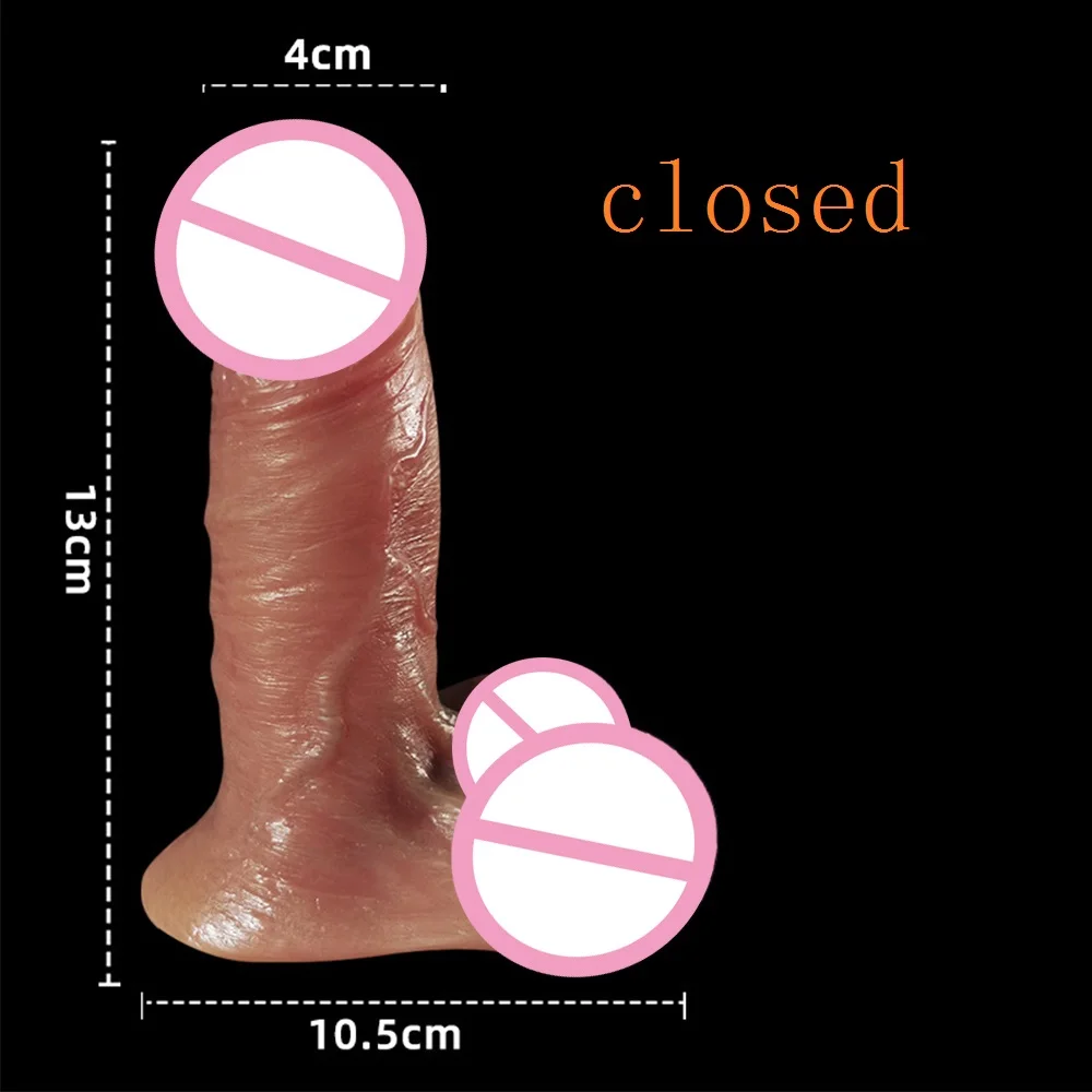 Real Penis Sleeve Disguise Big Dick Fake Wearable Dildo Silicone Condom Increase Cock Reduces Glans Sensitivity Sex Toys For Men