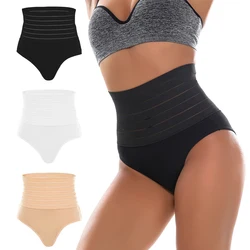 CINOON Elasticity Shaping Panties For Women High Waist Sexy Lingerie Comfortable Female Underwear Cotton Briefs Body Shaper