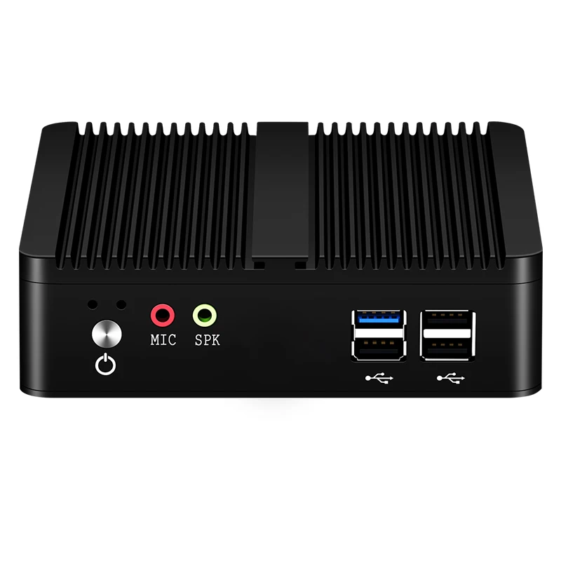 Celeron N2840/N2930/J1900/J2900을 지원하는 Helorpc 팬리스 산업용 미니 PC Windows10 2x기가비트 이더넷 4xUSB WIFI 컴퓨터 썸네일 4