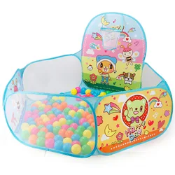 PISCINA DE BOLAS portátil para bebés, piscina seca de dibujos animados, juegos al aire libre, caja de bolas, 1,2 M