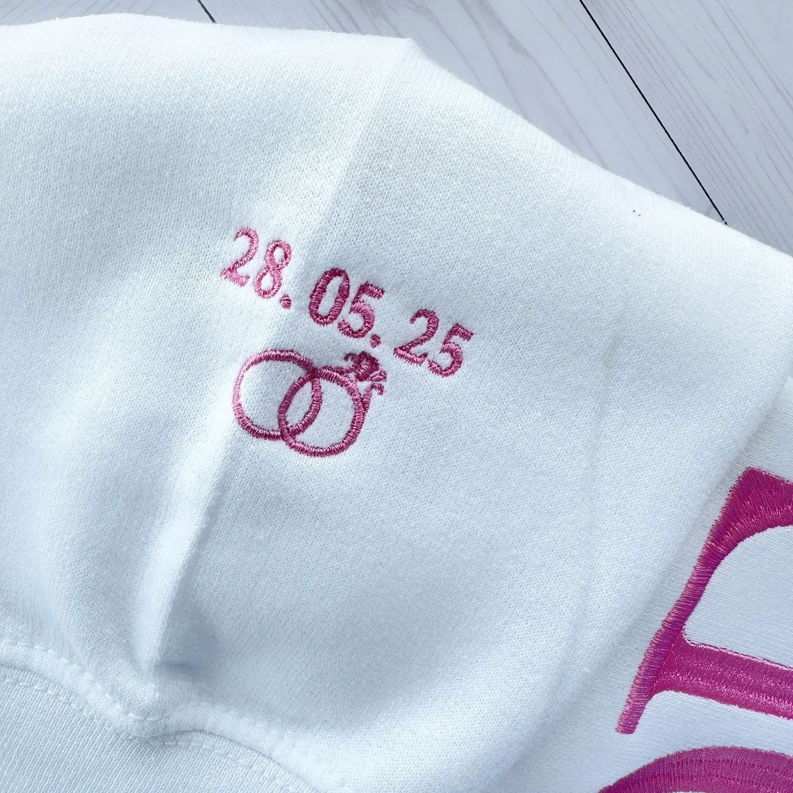 اسم شخصي العروس المطرزة البلوز مخصص زفاف العروس حزب بلوزات شهر العسل زوجة فريدة من نوعها دش الزفاف هدية