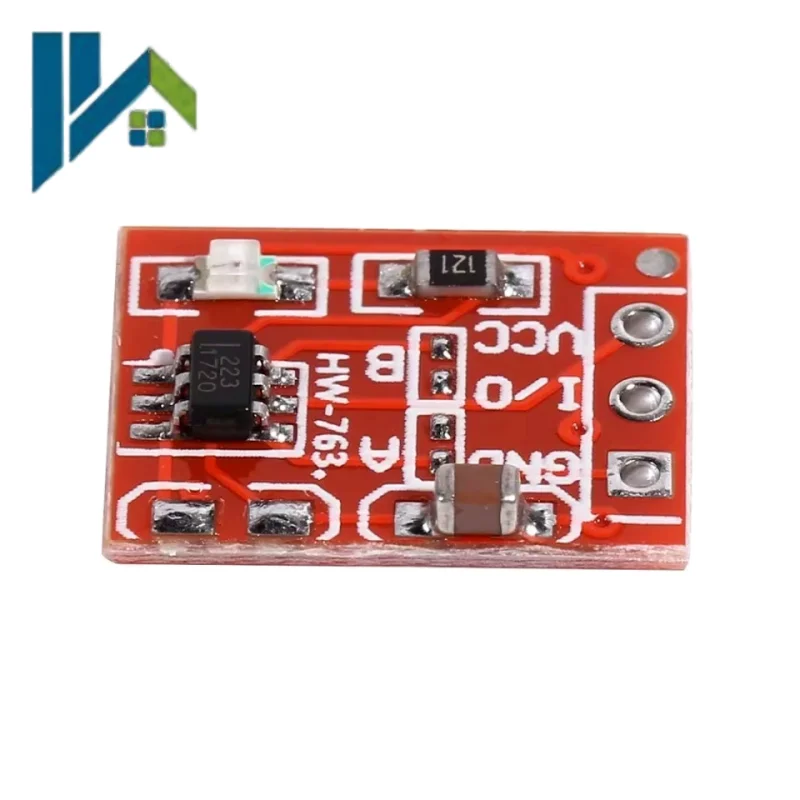 TTP223 Capacitive Touch Key Module Self‑Locking Jog Momentary Single‑Channel Capacitive Touch Switch Module For Equipment
