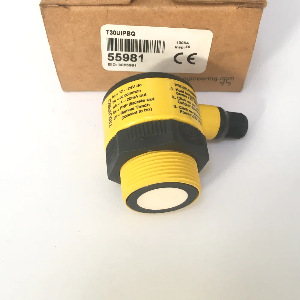 

Оригинальный ультразвуковой датчик T30UIPAQ 55975 PNP, диапазон от 150 до 1000 мм, подходит для датчиков баннера