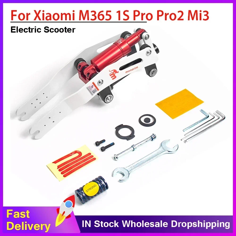 Monorim M0 V4 Front Suspension Kit Modifited Shock Absorber For Xiaomi M365 1S Pro Pro2 Mi3 Essential Electric Scooter Parts