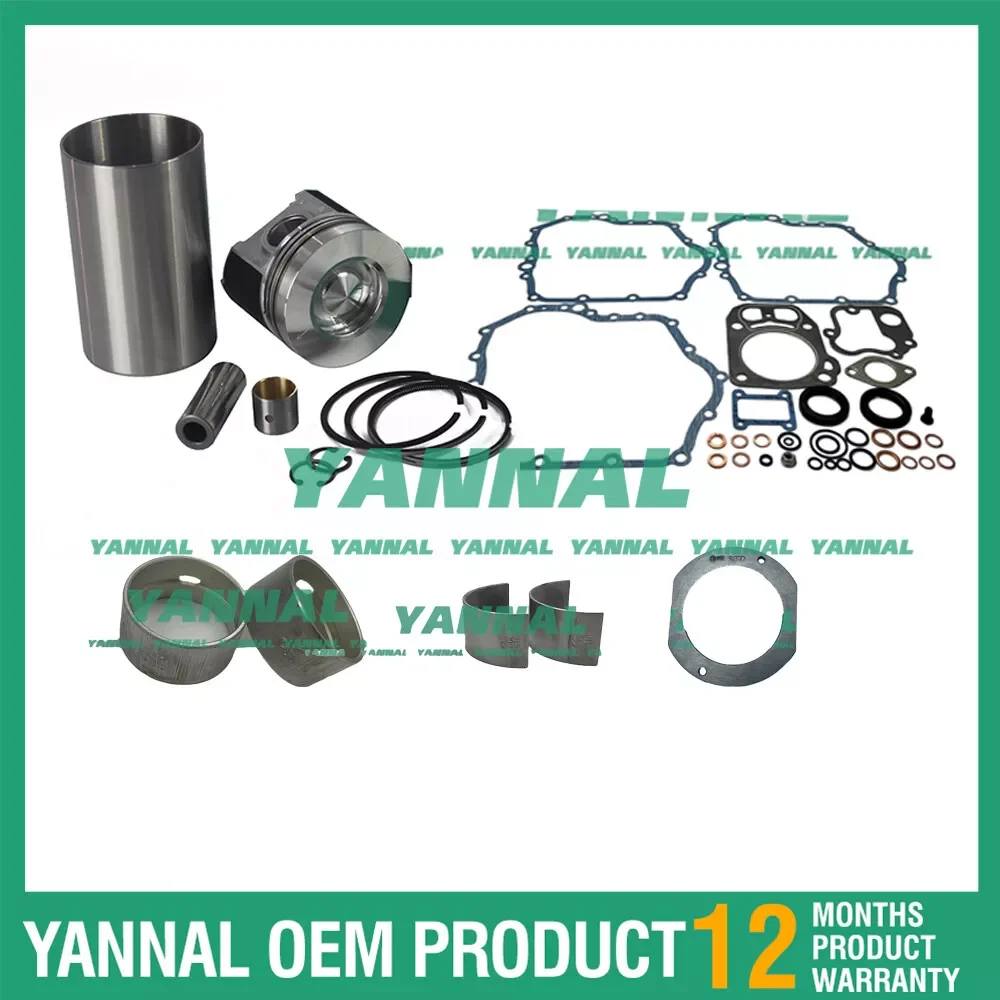 

OC95 Cylinder Liner Kit With Gasket Set Bearing For Kubota Engine Parts