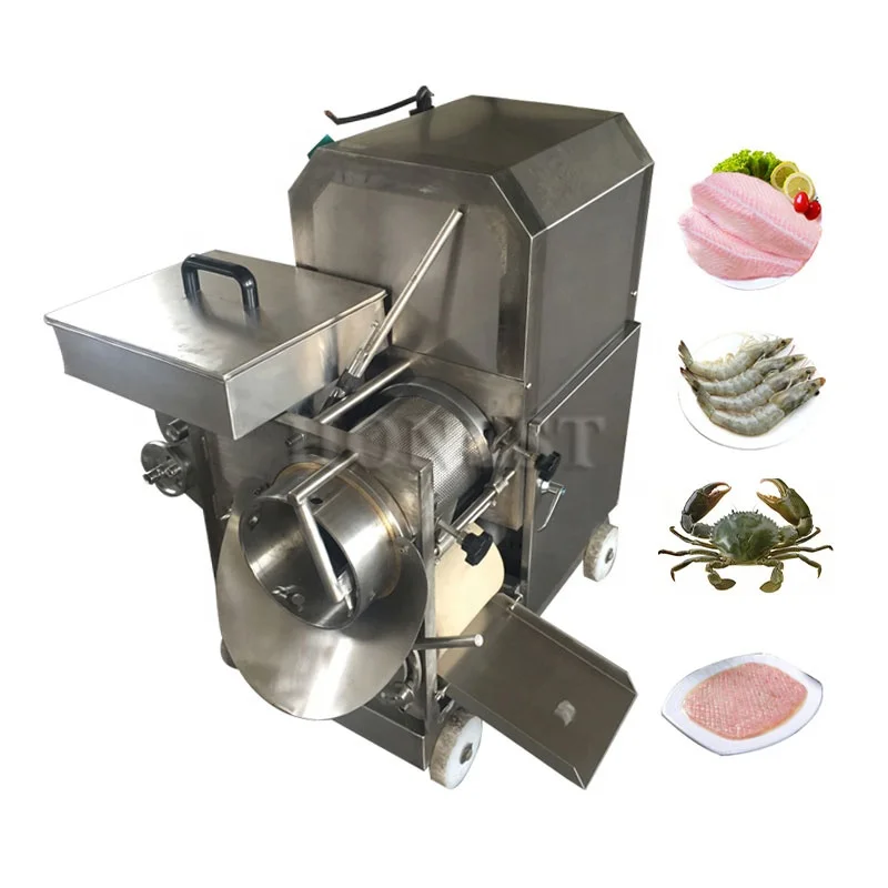Large Capacity Fish Meat Picker / Electric Fish Deboner / Fish Meat Bone Separator