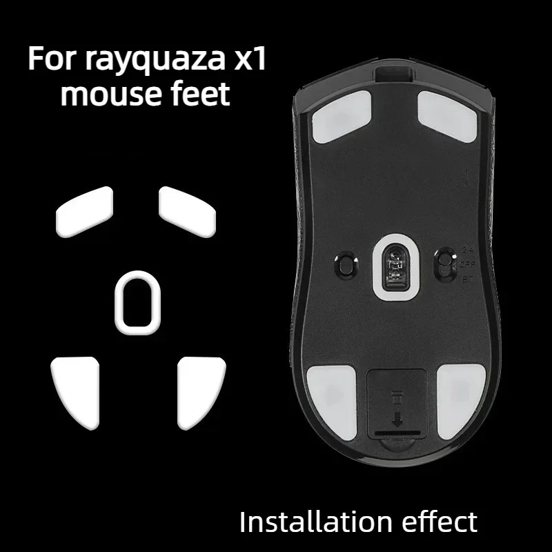 For ATK Liekong X1/X1 PRO Mouse， Smooth Glide Grip Tape & Skates， Sweat Resistant Durable Gaming Accessory