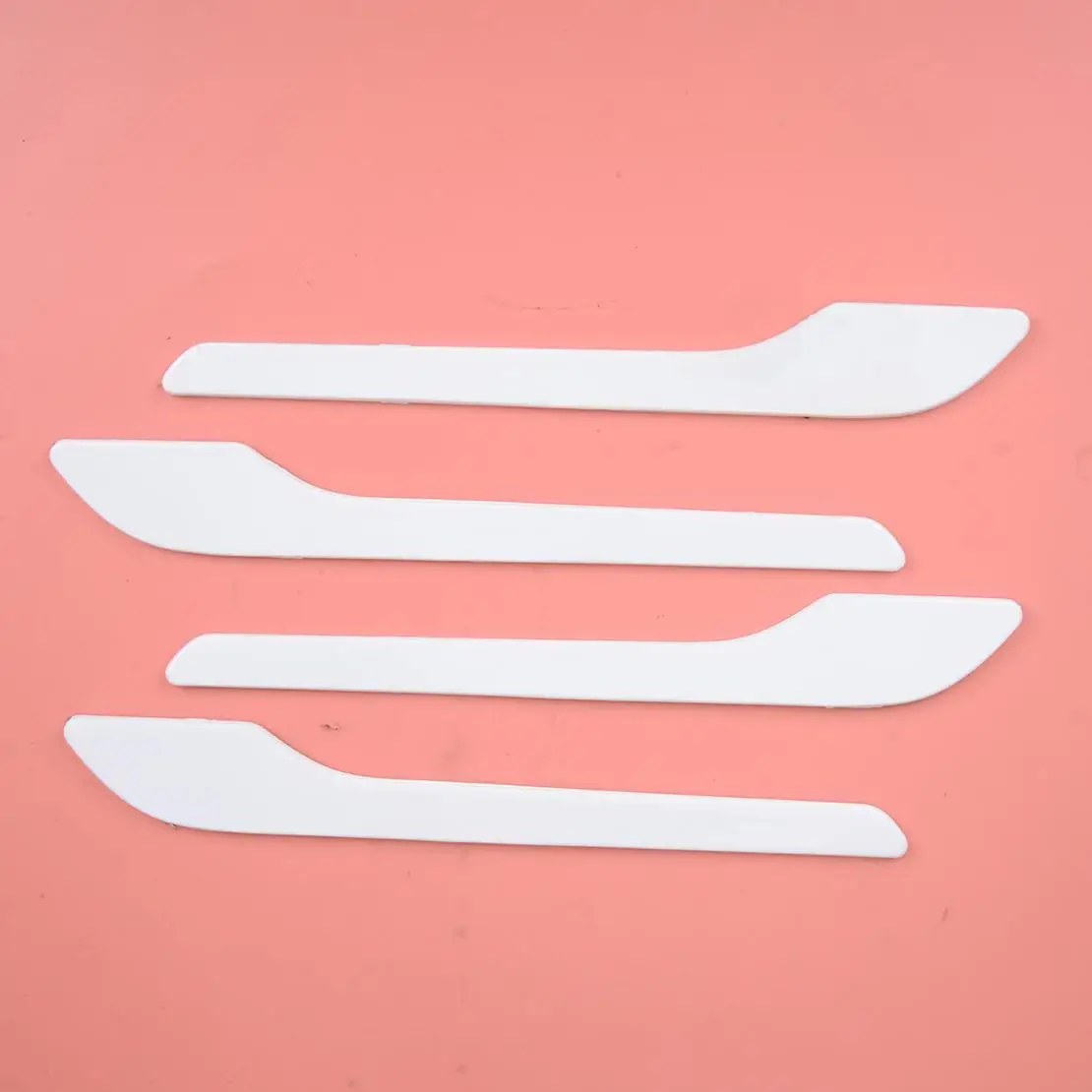 

Белая внешняя дверная ручка автомобиля, набор накладок, декоративная наклейка, подходит для Tesla Model 3 Y 2020 2021