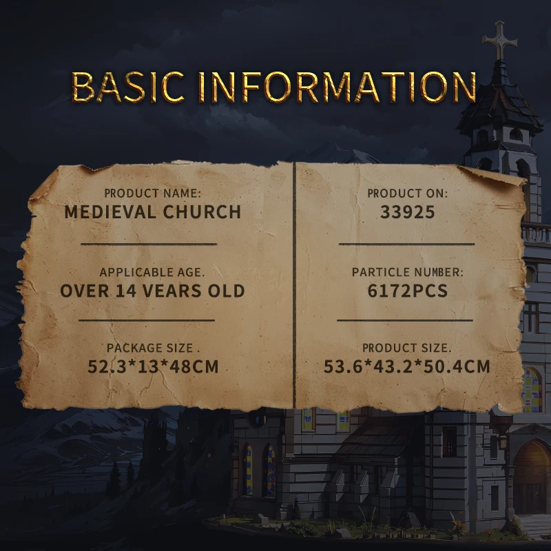 6172 قطعة مجموعة ألعاب مكعبات بناء القلعة الكبيرة في العصور الوسطى ، لعبة تجميع مشهد الشارع للنموذج المعماري ، هدية عيد ميلاد للأطفال