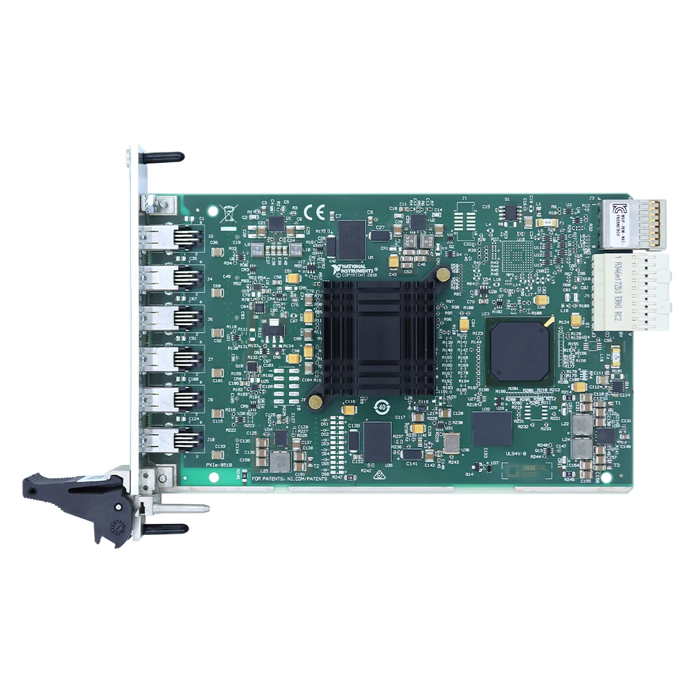 Модуль мультипротокольного интерфейса PXI для транспортных средств NI PXIe-8510 784121-01, 2-портовый или 6-портовый, CAN LIN NI-XNET, карта PXI Express, Оригинал