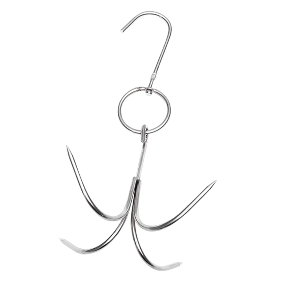 

1pc Stainless Steel Meat Hooks Heavy Duty Kitchen Hanging Tools Industrial Butcher Hanger Rust-Proof For