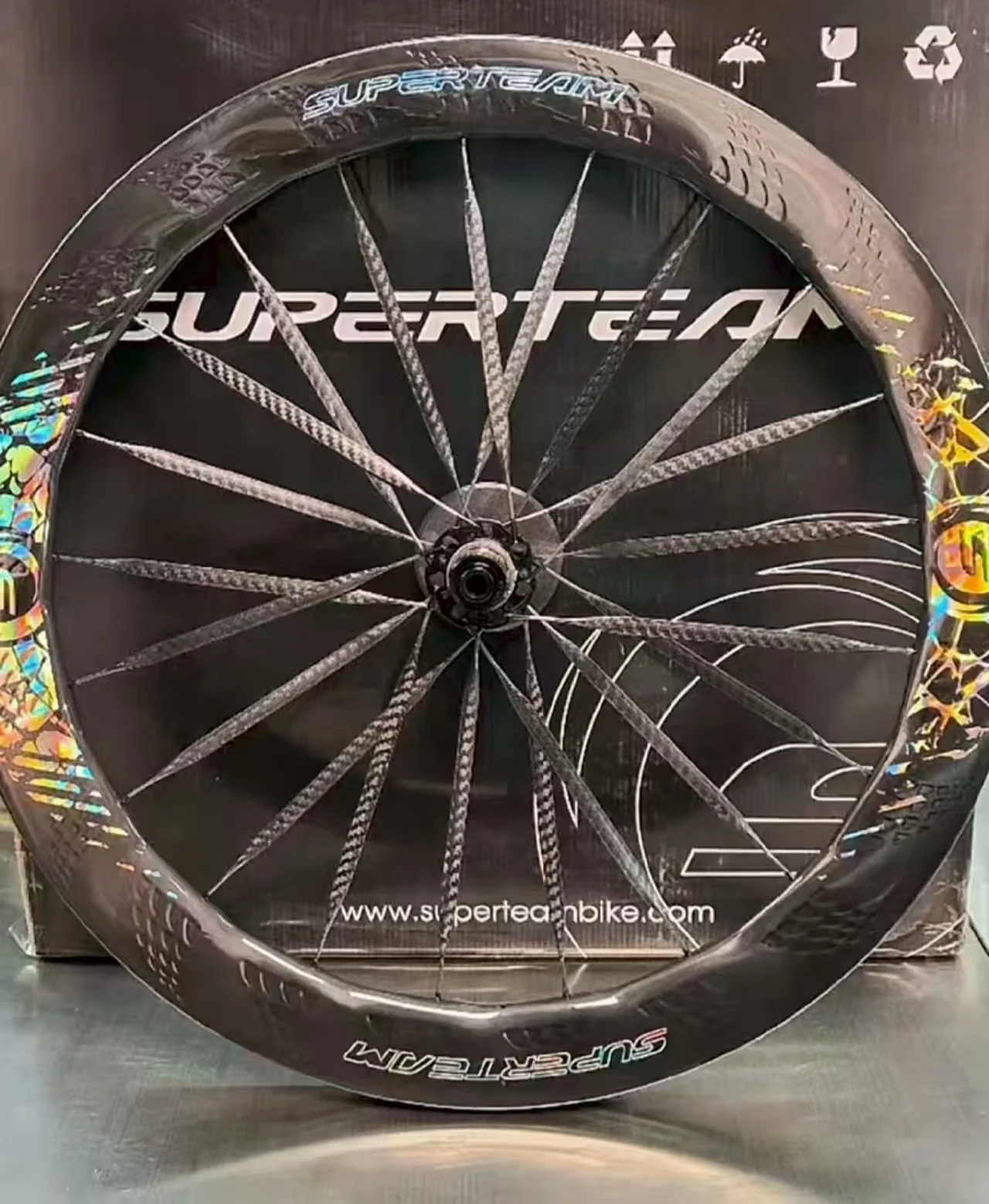 

SUPERTEAM Плавник акулы Ультра дисковый тормоз комплект колес из углеродного волокна 700C для езды на шоссейном велосипеде карбоновый нож обод дисковый тормоз