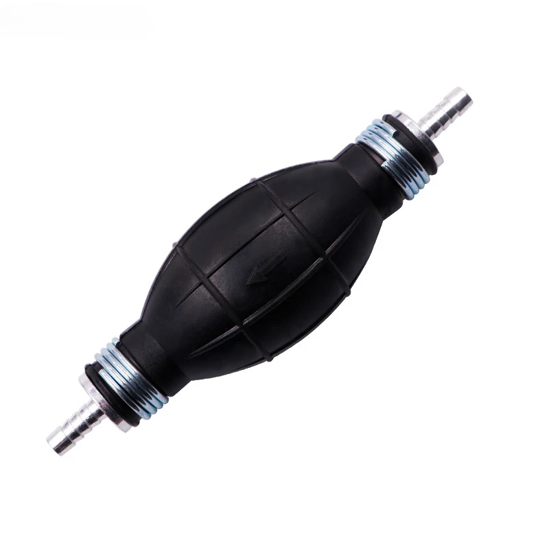 Hand Fuel Pump Line Rubber Aluminum Hand Primer Bulb diesel oil transfer petrol for Car Boat Marine Outboard 6mm/8mm/10mm/12mm