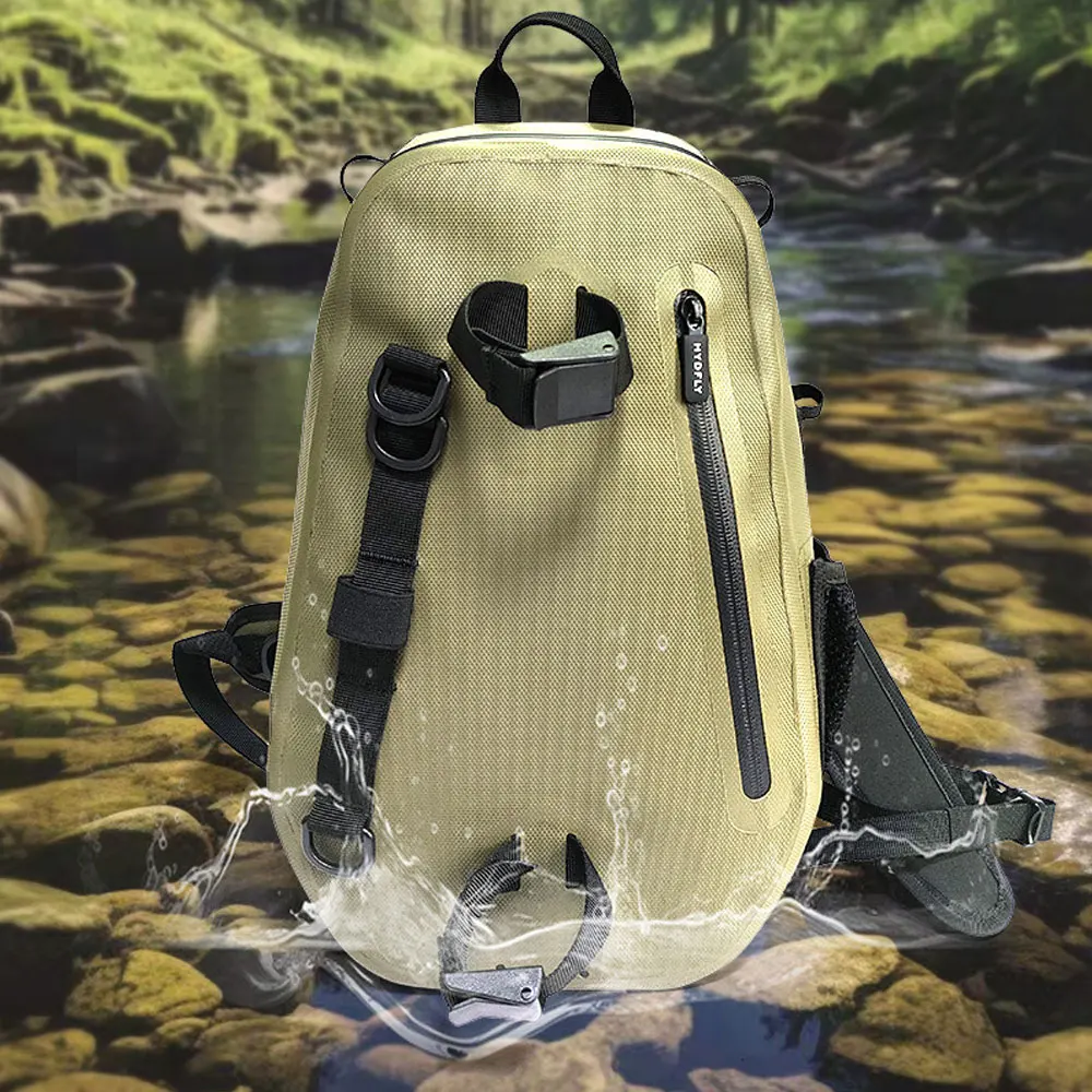 12L Lure Bag For Fishing Mountaineering 1680D High Quality Waterproof Tackle Chest Bag Wear-resistent 2024 Outdoor Sports AVA248