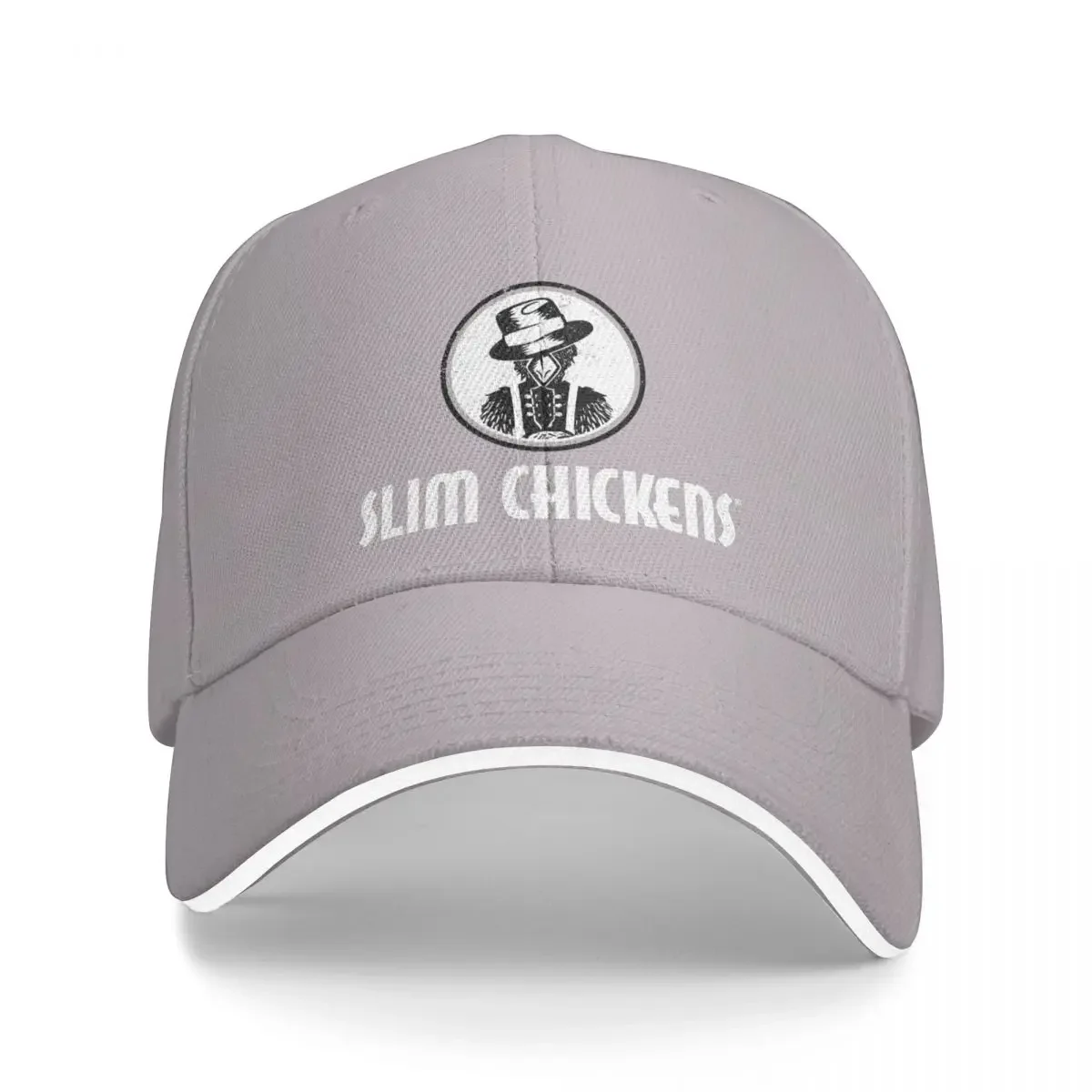 Slim Chickens Vintage Texture - Black & White Baseball Cap Hat Man For The Sun Luxury Man Hat Beach Baseball Cap For Men Women'S