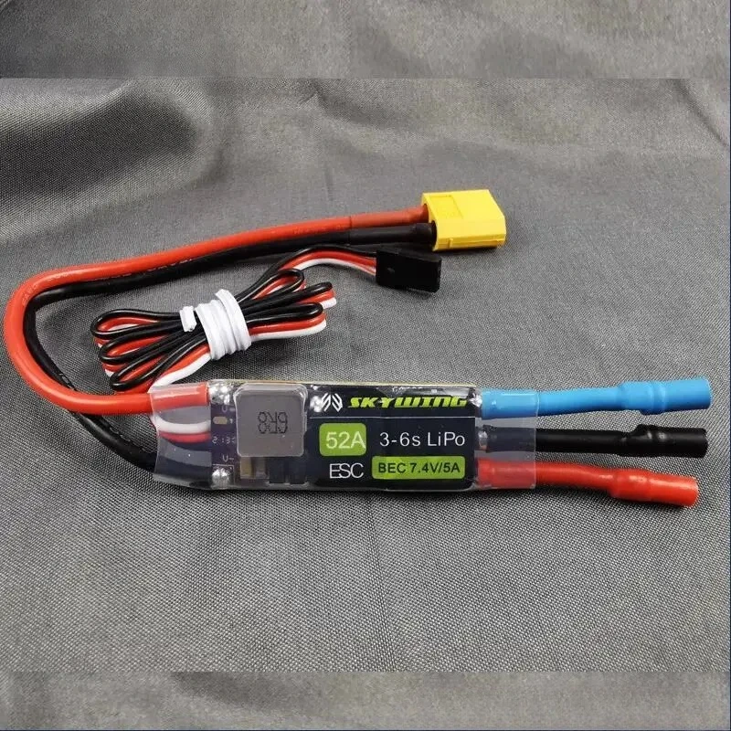 Skywing RC Plane 30E Part 6S XM3548EA-14 kv530 or 4S X3120-kv760 Brushless Motor 52A ESC Set For 30E 48inch  Airplane DIY Models