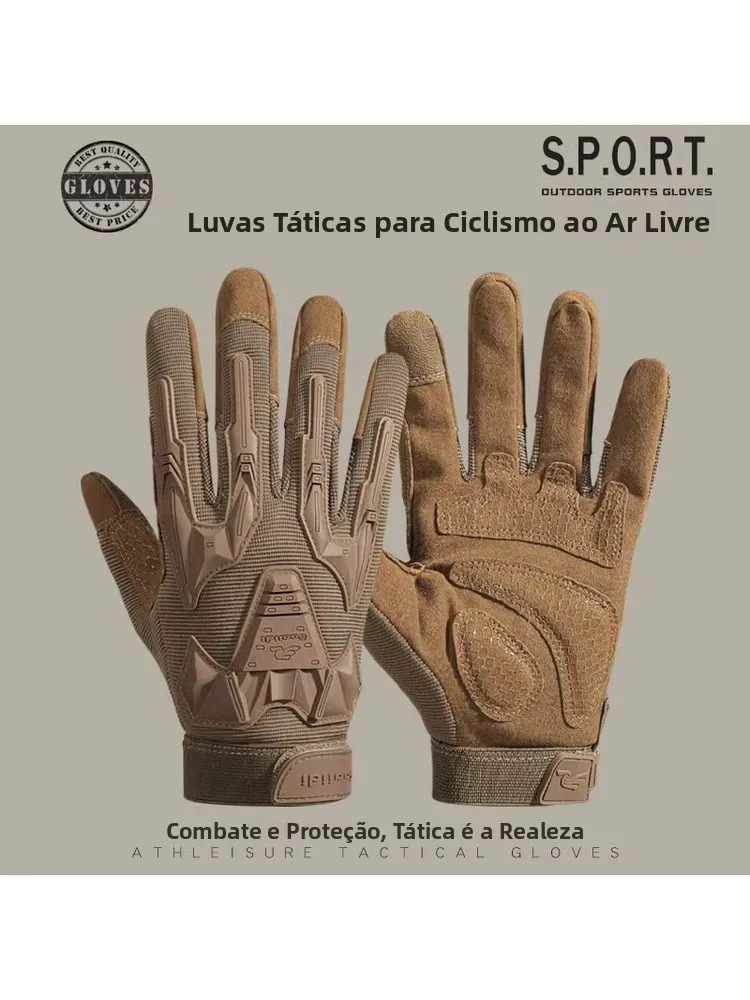 tactical-full-finger-men's-gloves-outdoor-climbing-motorcycle-protection-anti-fall-wear-resistant-anti-slip-touchscreen-compa