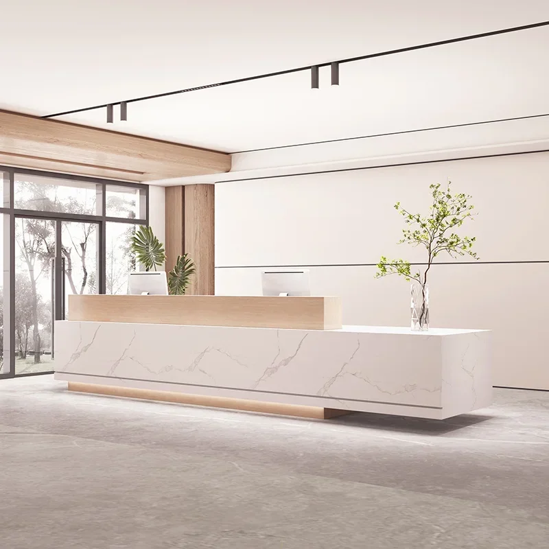 & Salon Reception Desks Clothing Store Office Furniture ReceptieNordic Modern Reception Desks Medical Dental Clinic Beauty