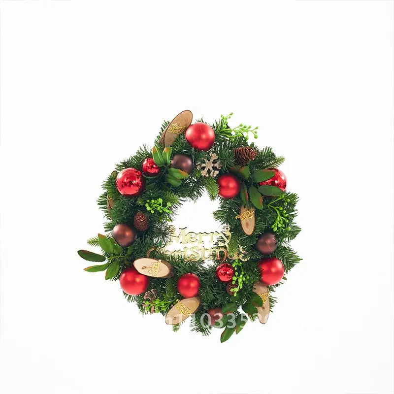 

Log wind Christmas decoration wreath handmade simulation Christmas gift Christmas party scene layout atmosphere props