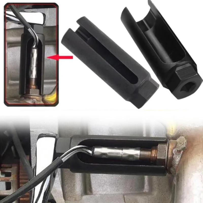 22mm Oxygen Sensor Socket Removal Wrench Tool Forged Chrome Vanadium Alloy Steel Durable Auto Repair Tools