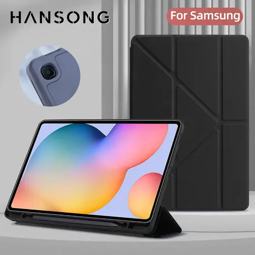 Funda para Samsung Galaxy Tab A8 10,5 S6 Lite S7/S8/S9/A8 Galaxy Tab S7+/S7 FE/S8+ 12,4 pulgadas S9 Plus PU Tablet Funda de cuero inteligente