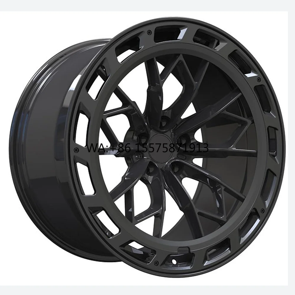 

Multi Spoke 1 piece 2 piece 16 17 18 19 20 21 22 23 Inches Matte Black Wheels for S550 S650