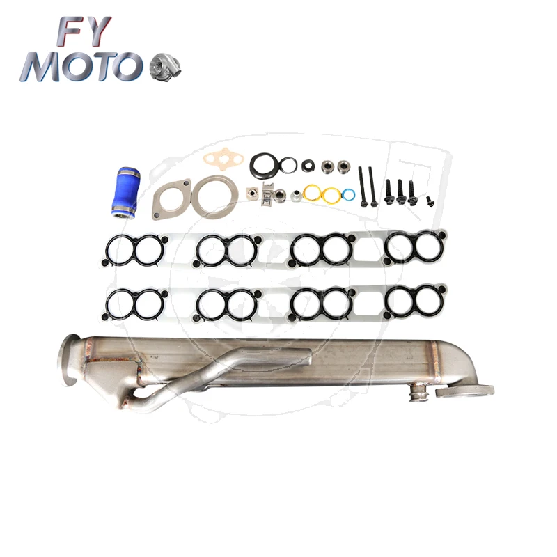 طقم تبريد EGR مربع لـ 04-2007 6.0 Powerstroke ديزل 6 فتحات