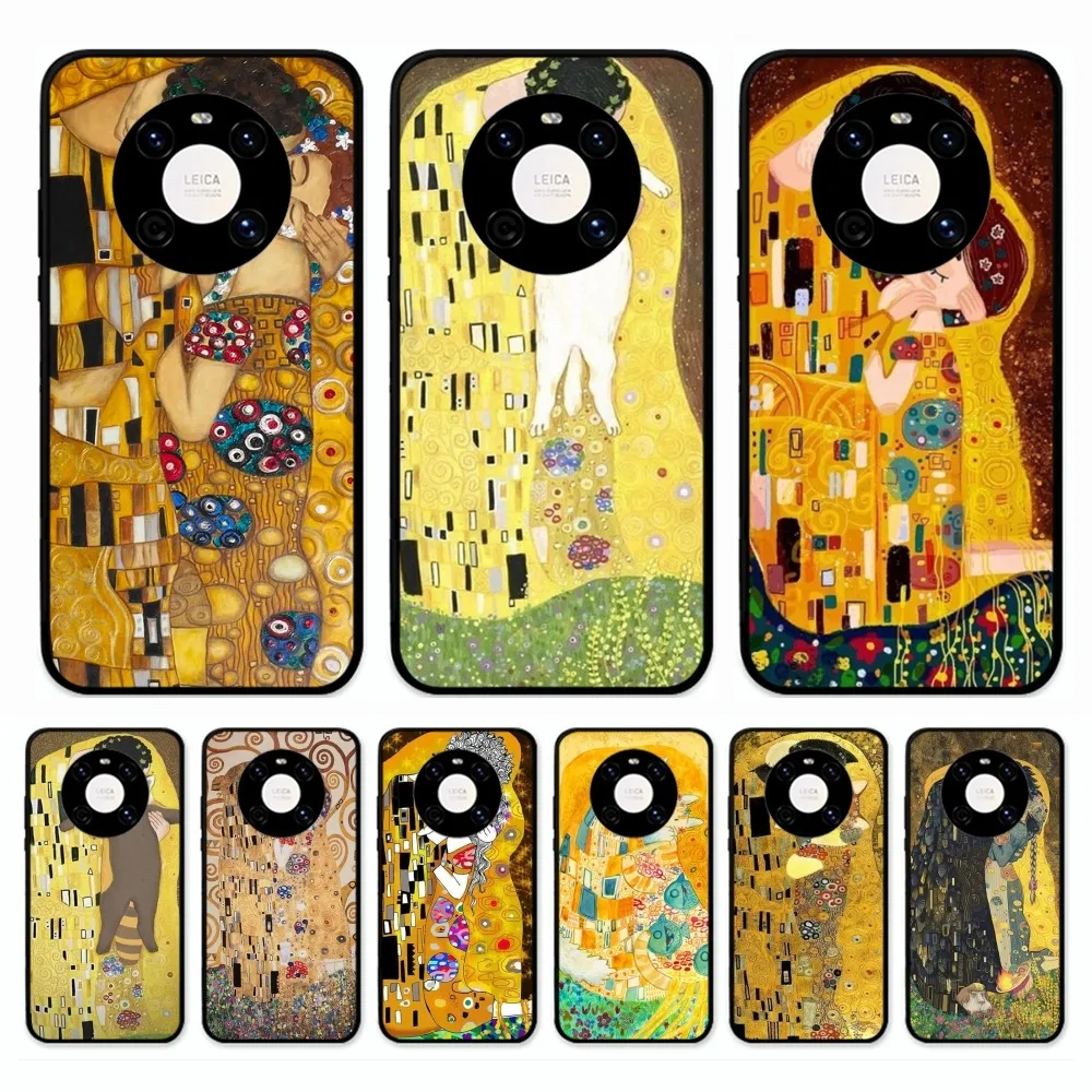 Kiss Gustav Klimt Phone Case For Huawei Mate 10 20 30 40 50 lite pro Nova 3 3i 5 6 SE 7 pro 7SE