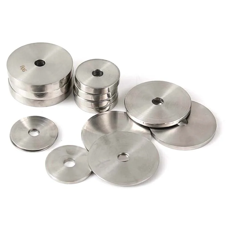 1Pc M2 Weight Block Circular Stainless Steel Weight Calibration Weight 1g-1kg Digital Scale Grams Precision for Weight Scale