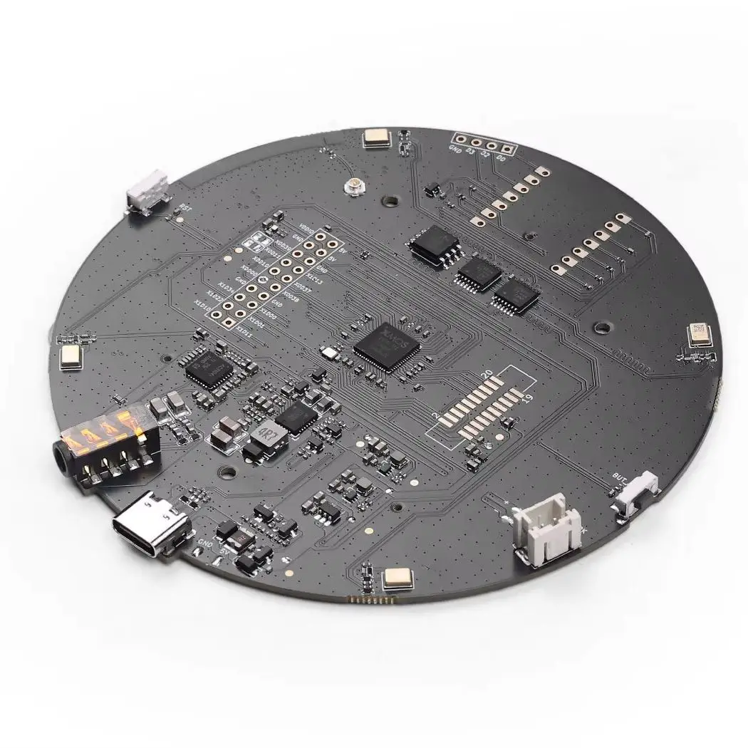 4-Mic Array X VF3800 AI Powered ESP32S3 Microphone AEC Meeting Room 5m 360° Far-Field Voice Pickup Wi-Fi Bluetooth