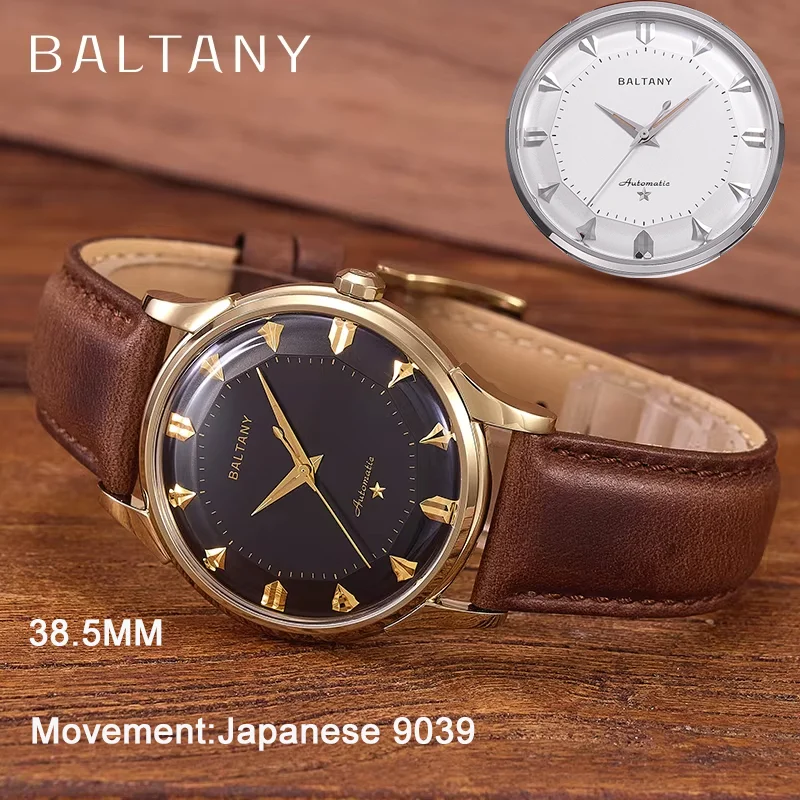 

Baltany Бизнес Мужские автоматические механические часы для Me S4090 Classic Pie-Pan 38,5 мм циферблат 9039 механизм водонепроницаемые ушки для собачьих ножек