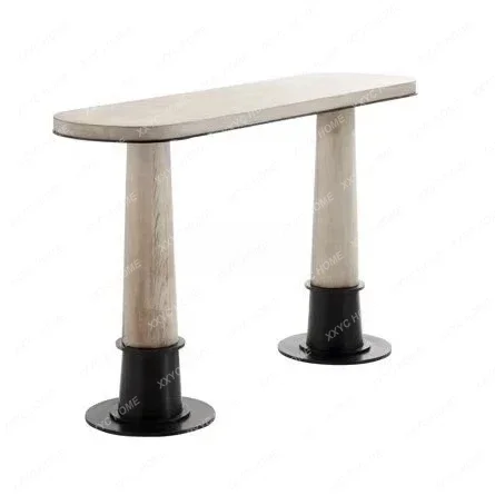 

Solid wood entrance table, simple entry against the wall, long desk, aisle decorative view platform