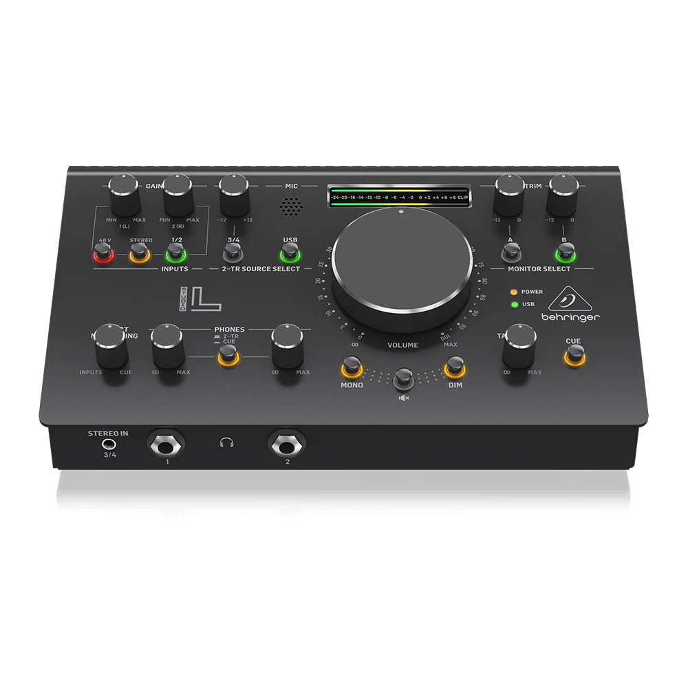 Behringer Studio L Studio Monitor Controller With VCA Control & USB Audio Interface Pa System Music Equipment