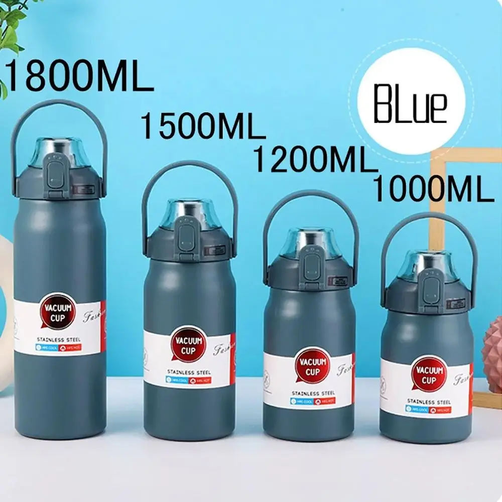 Original Sealing Bottle Cover with Handle Splash Spill Plain For 1000/1200/1500/1800ml Multicolor Therms Cup Cap Cover Accessory