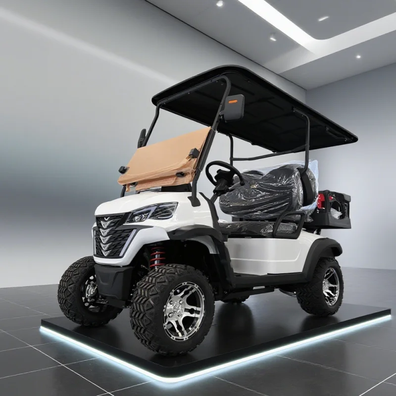 Off Road Street Legal 4 Wheel Small Gas Golf Cart Cheap 4 Seater Electric Golf Cart For Sale