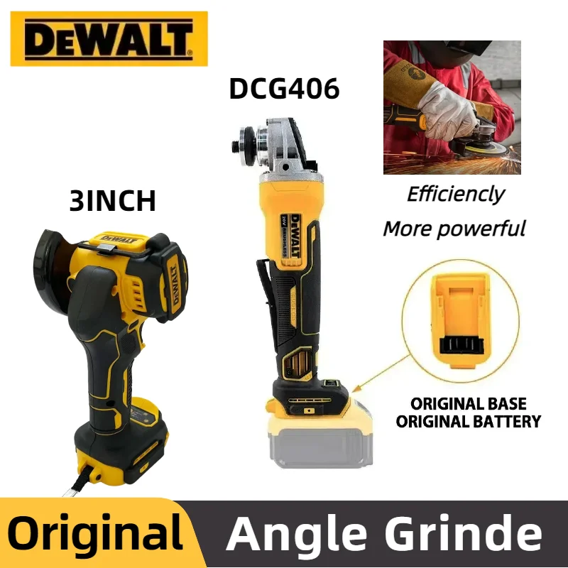 DeWALT DCG406 Smerigliatrice angolare al litio Lucidatrice multifunzionale Interruttore per macchina da taglio industriale Smerigliatrice angolare a batteria
