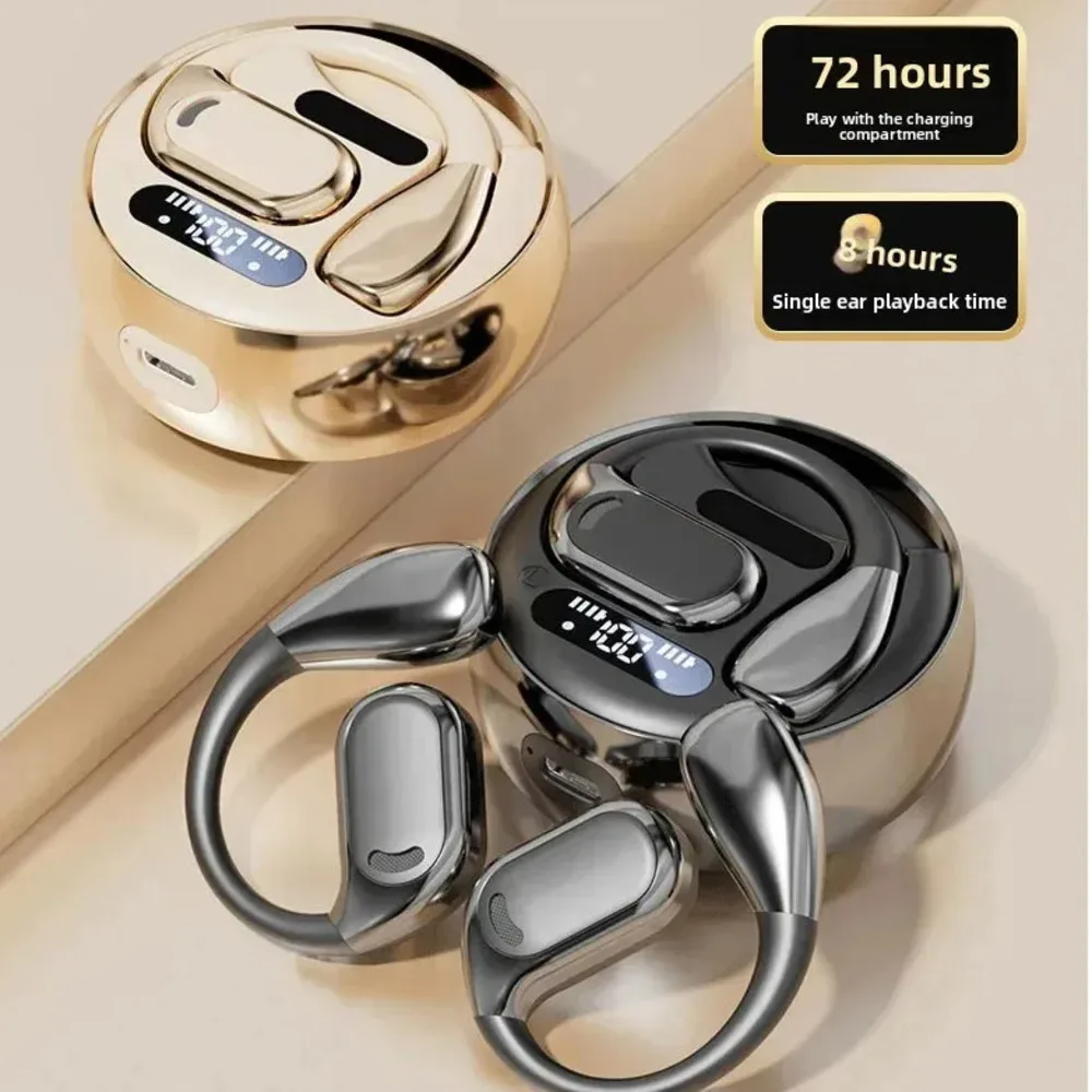 

Wireless Bluetooth 5.4 HIFI Sound Real-time AI Translation Headsets Noise Reduction Low Latency Headphones For Business Learning