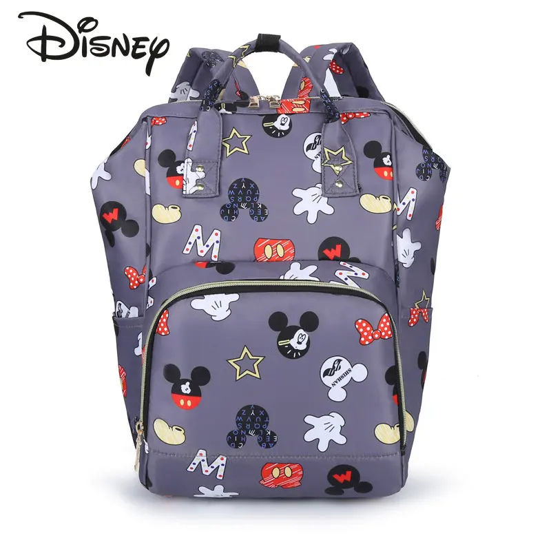 Imagem -03 - Disney Mickeys Novidades Mommy Bolsa Grande Capacidade Materna e Infantil Bolsa Anti Salpicos de Armazenamento Multifuncional do Bebê Bolsa de Saída