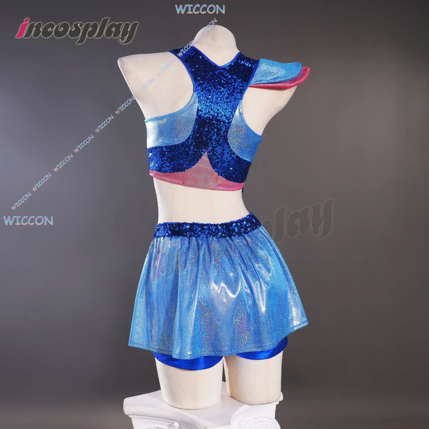 MAG@Anime Club s9 Cartoon Princess Bloom Cosplay Sparkly Skirt Adult Women Clothes Halloween Party Dress-up 2025 Shiny Suit view 2