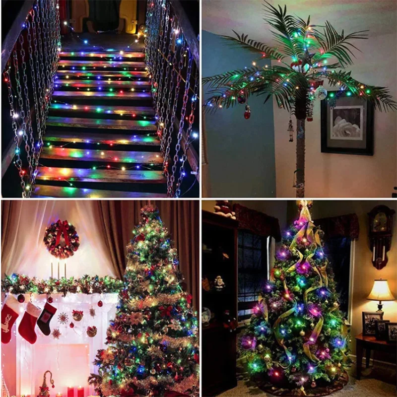 1M 10LEDs USB Waterproof Fairy Light Copper Wire Garland Lamp String Lights for Home Holiday Wedding Party Decoration Lighting