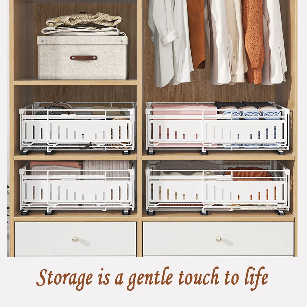 

1/2pcs foldable pull-out cutlery rack, refreshing countertop, freely expandable, unlimited size, making you love storage