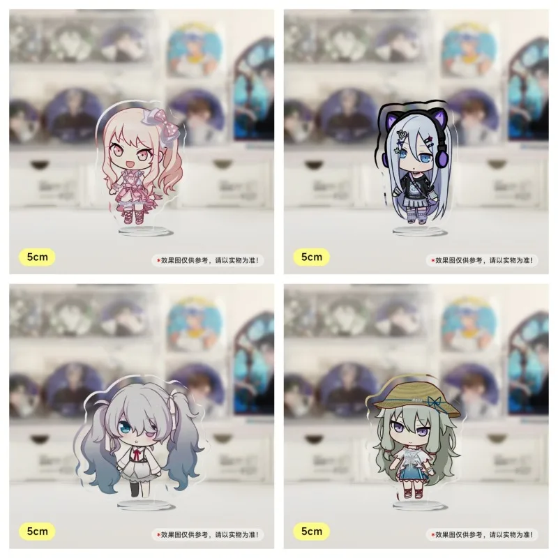 Project Sekai Colorful Stage Plate Desk Decor Mini Standing Kusanagi Nene Collection Ornament Akiyama Mizuki Acrylic Doll Shiro